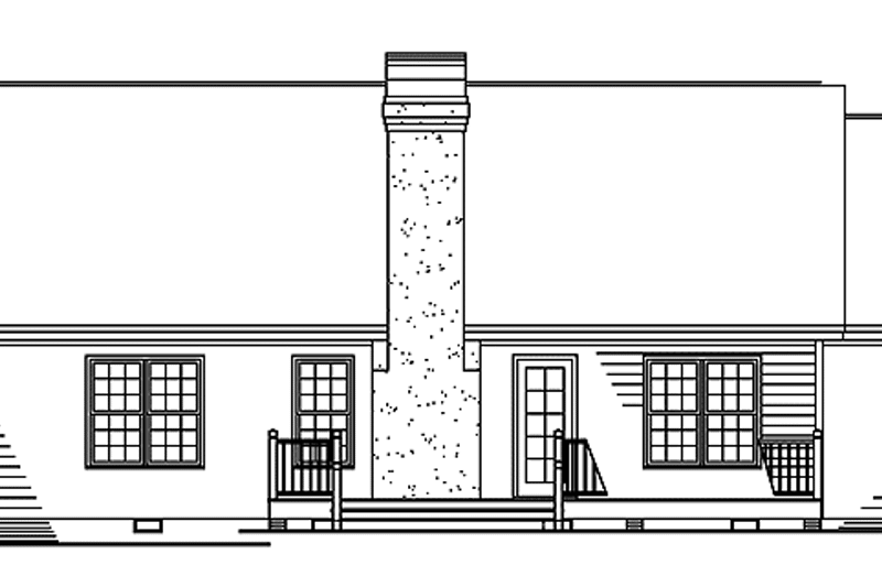 Dream House Plan - Exterior - Rear Elevation for Country House Plan #929-487 - 3 bed, 2 bath