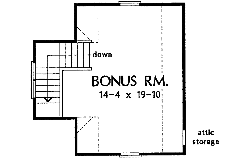 Home Plan - Floor Plan - Other Floor for Country House Plan #929-266 - 3 bed, 2 bath