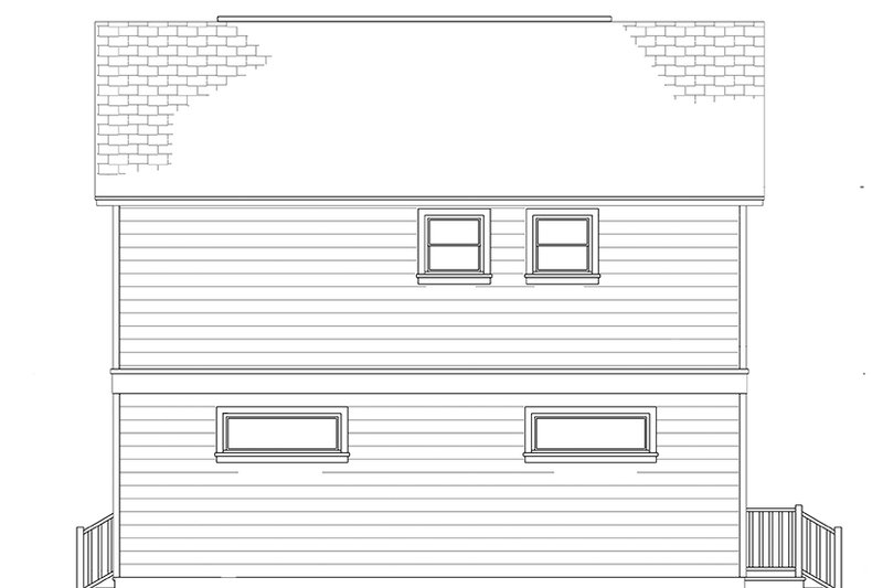 Dream House Plan - Exterior - Other Elevation 1 for Colonial House Plan #1058-91 - 3 bed, 2.5 bath