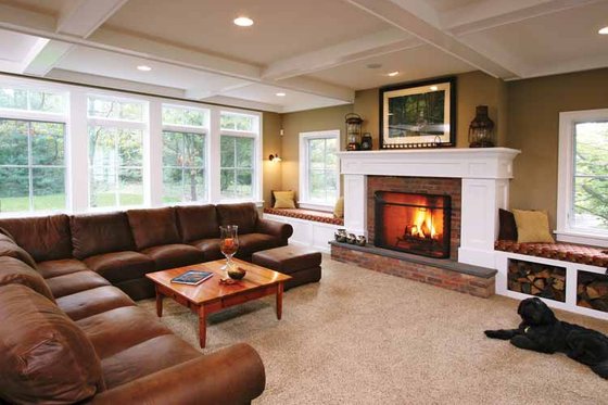 Interior - Family Room 1 for Colonial House Plan #928-97 - 4 bed, 3.5 bath