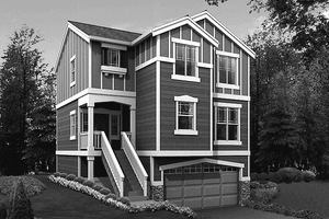 Dream House Plan - Exterior - Front Elevation for Craftsman House Plan #132-287 - 3 bed, 2.5 bath