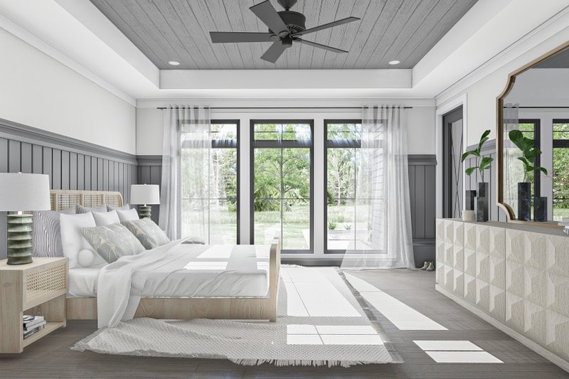House Design - Interior - Master Bedroom for Farmhouse House Plan #455-234 - 4 bed, 3.5 bath
