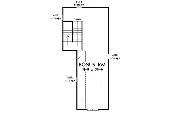 Floor Plan - Other Floor for Ranch House Plan #929-763 - 3 bed, 3 bath