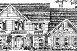 Dream House Plan - Country Exterior - Front Elevation Plan #328-203