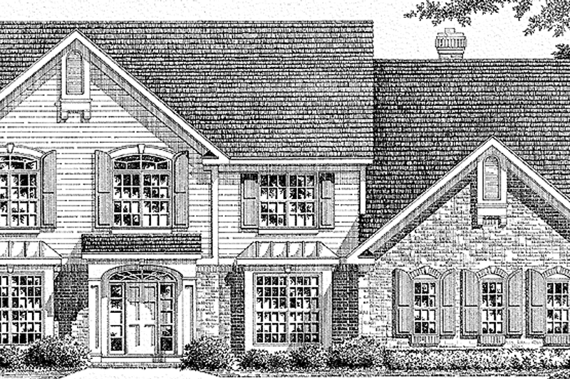 Home Plan - Country Exterior - Front Elevation Plan #328-203