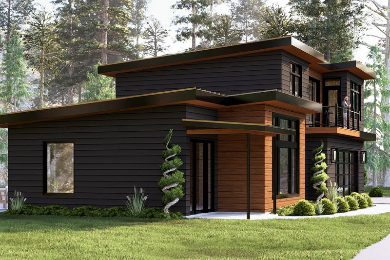 Architectural House Design - Exterior - Other Elevation for Contemporary House Plan #1064-399 - 3 bed, 2.5 bath