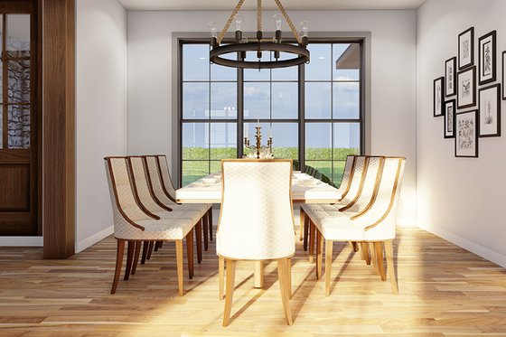 Interior - Dining Room for European House Plan #923-333 - 4 bed, 3 bath