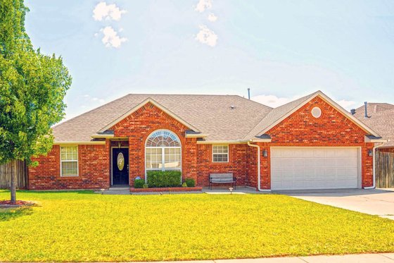 Exterior - Front Elevation for Traditional House Plan #65-484 - 3 bed, 2 bath