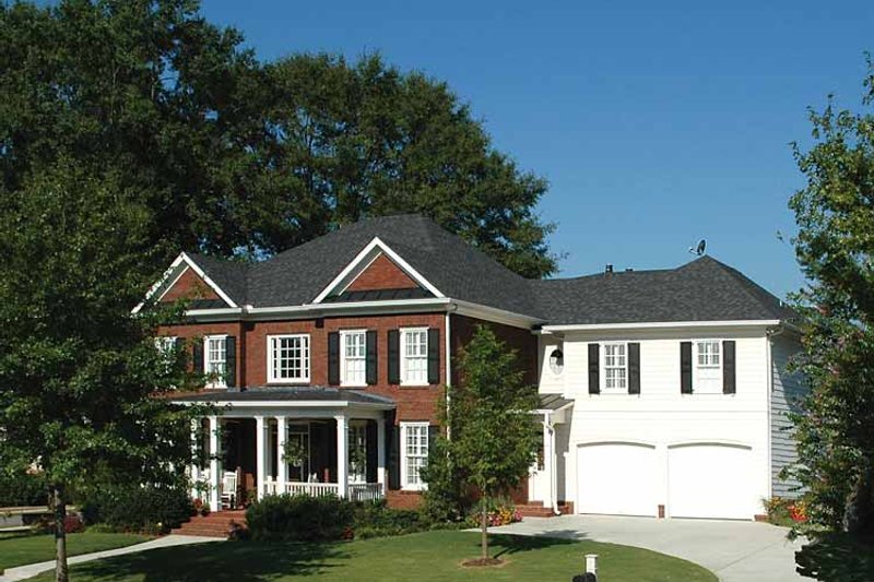 Dream House Plan - Exterior - Front Elevation 3 for Colonial House Plan #429-323 - 5 bed, 4 bath
