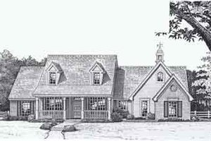 Colonial Exterior - Front Elevation Plan #310-802