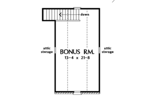 Floor Plan - Other Floor for Country House Plan #929-637 - 3 bed, 2 bath