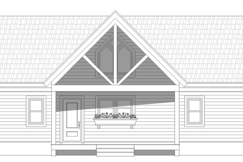 Home Plan - Exterior - Front Elevation 3 for Traditional House Plan #932-489 - 2 bed, 2 bath