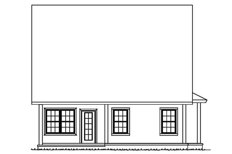 Dream House Plan - Exterior - Rear Elevation for Traditional House Plan #513-2161 - 4 bed, 4 bath