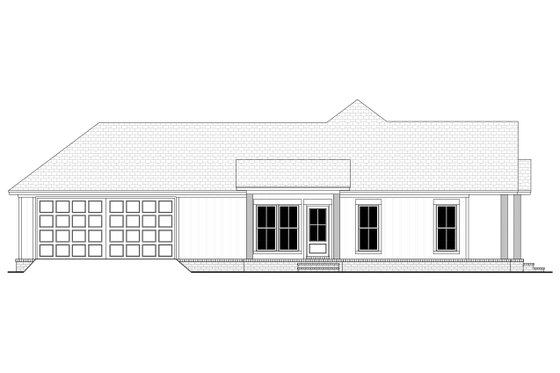 Exterior - Other Elevation for Country House Plan #430-239 - 2 bed, 2 bath