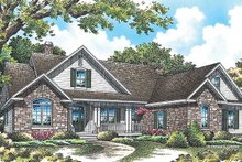 Traditional Style House Plan - 4 Beds 3 Baths 2314 Sq/Ft