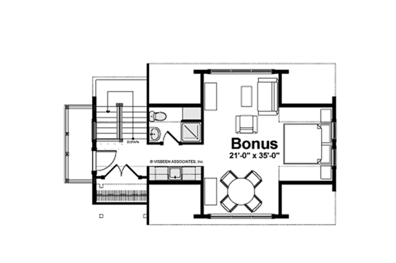 Floor Plan - Other Floor for Country House Plan #928-233 - 4 bed, 4 bath