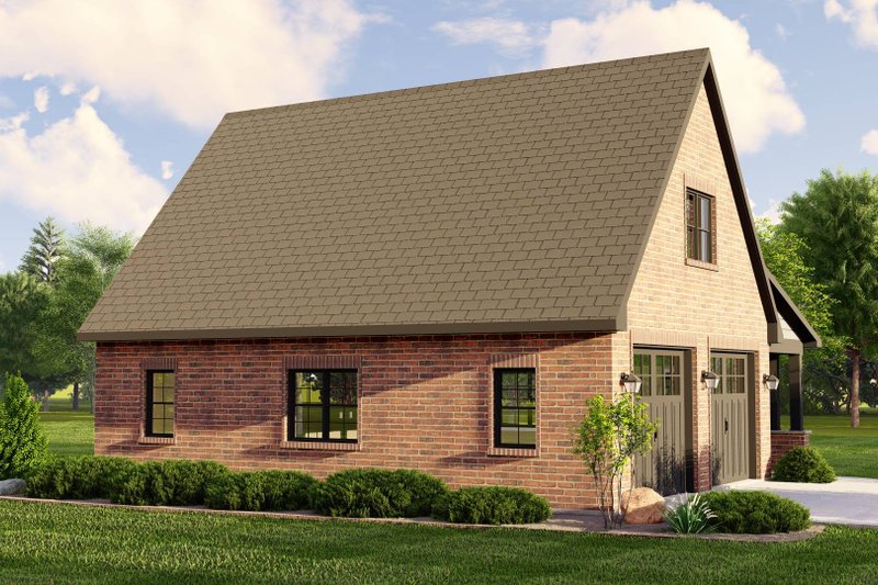 Dream House Plan - Exterior - Other Elevation 1 for European House Plan #1064-10, 1 bath