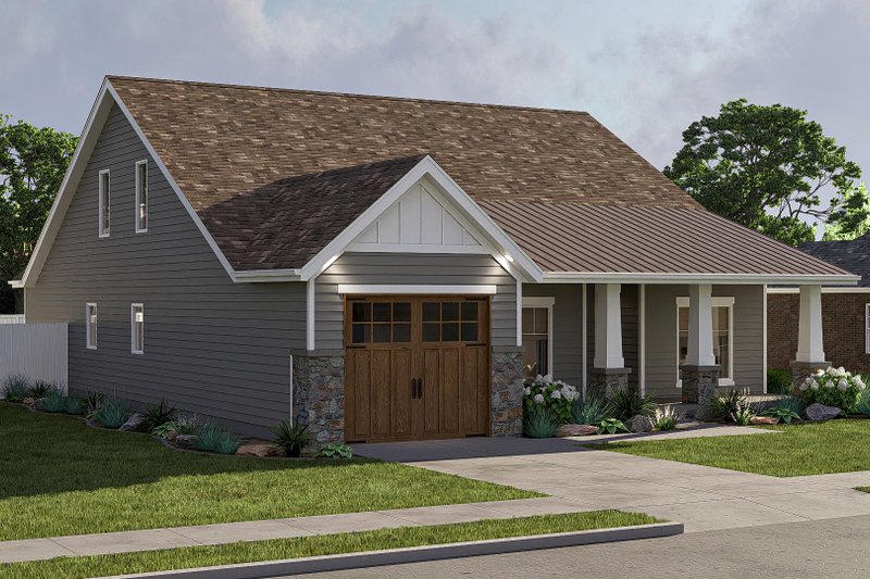 Architectural House Design - Exterior - Other Elevation 1 for Traditional House Plan #455-416 - 4 bed, 3 bath