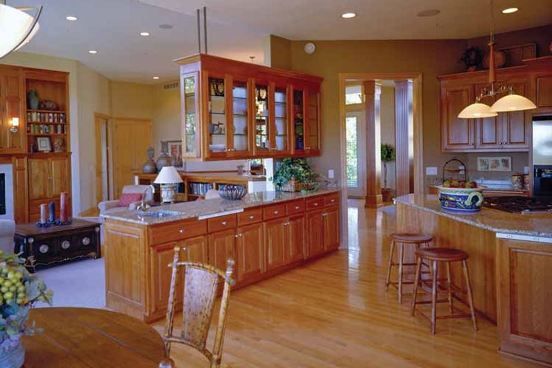 Dream House Plan - Interior - Kitchen 1 for European House Plan #51-1094 - 2 bed, 2.5 bath