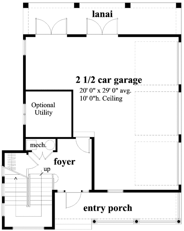 Architectural House Design - Country Floor Plan - Lower Floor Plan #930-168