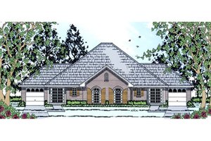 Traditional Exterior - Front Elevation Plan #42-378