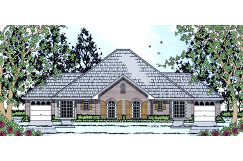 Home Plan - Traditional Exterior - Front Elevation Plan #42-378