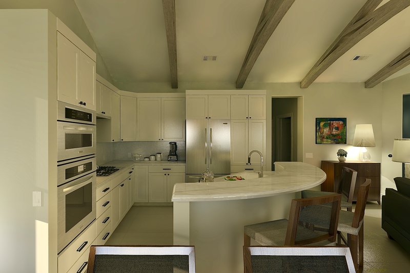 House Design - Interior - Kitchen 1 for Ranch House Plan #489-12 - 3 bed, 2 bath