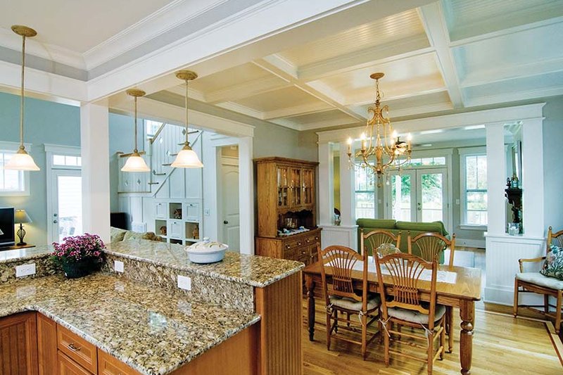 Architectural House Design - Interior - Dining Room 1 for Country House Plan #929-518 - 3 bed, 2.5 bath