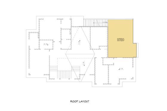 Floor Plan - Other Floor for Contemporary House Plan #1066-268 - 5 bed, 5.5 bath