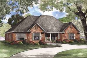 Traditional Exterior - Front Elevation Plan #17-636