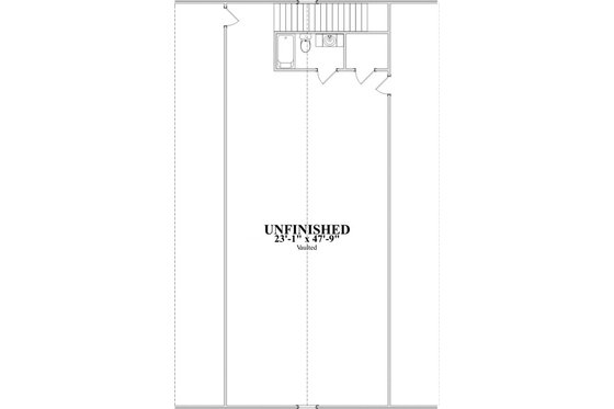 Floor Plan - Other Floor for Traditional House Plan #63-340 - 2 bed, 2 bath