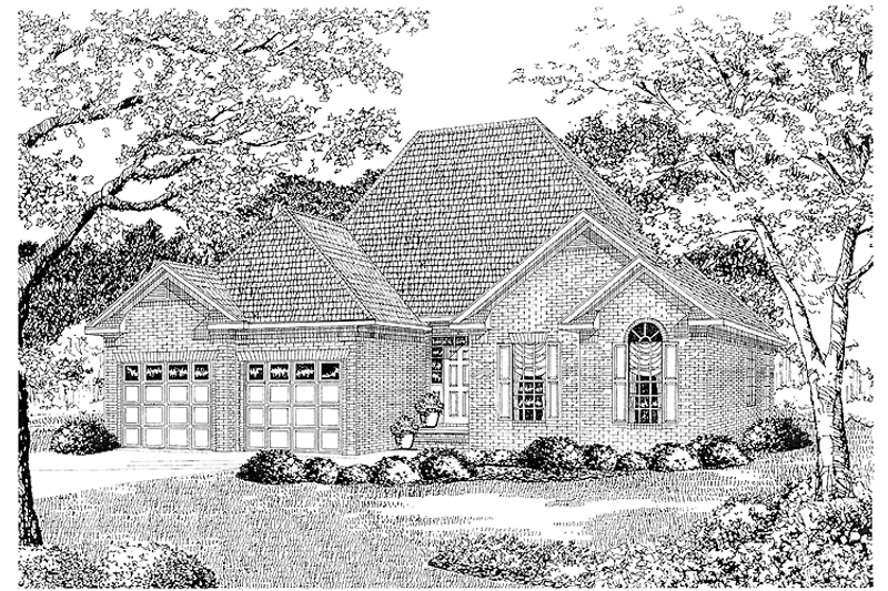 Home Plan - Country Exterior - Front Elevation Plan #17-2655