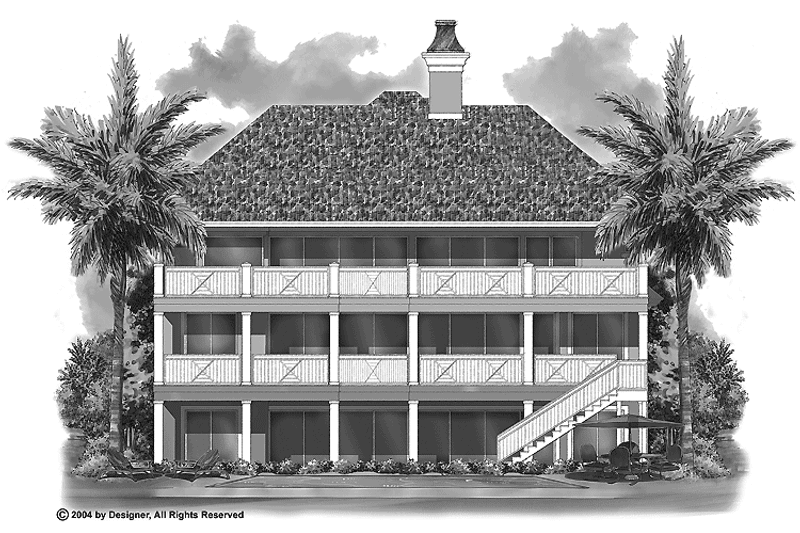 Dream House Plan - Exterior - Rear Elevation for Mediterranean House Plan #930-125 - 3 bed, 4 bath