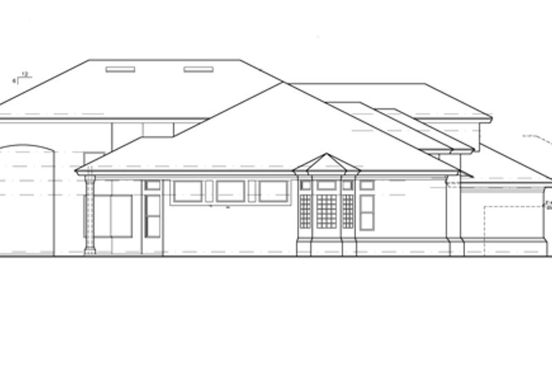 Dream House Plan - Exterior - Other Elevation 1 for Mediterranean House Plan #417-530 - 4 bed, 3 bath