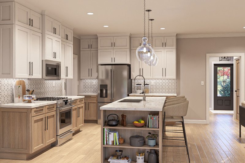 House Design - Interior - Kitchen for Modern House Plan #455-363 - 3 bed, 2.5 bath