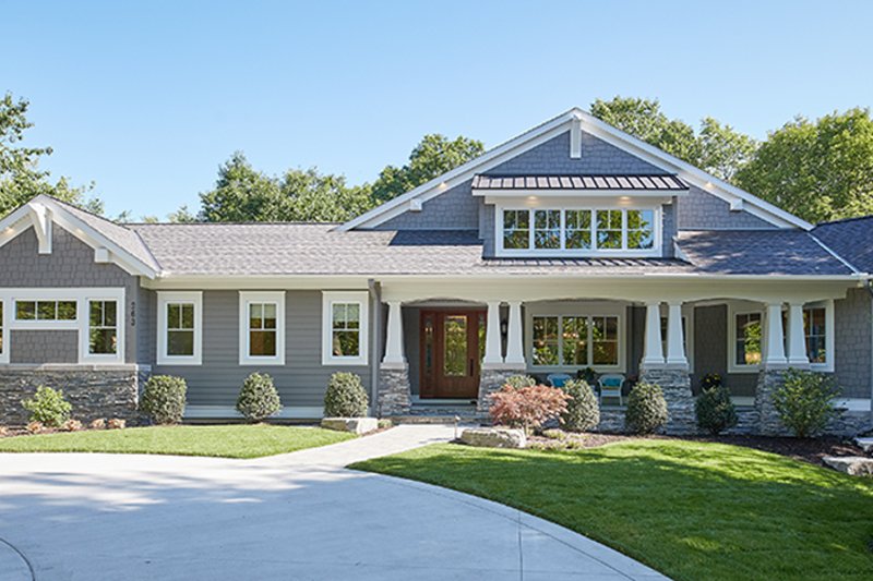 Architectural House Design - Exterior - Front Elevation 3 for Craftsman House Plan #928-295 - 2 bed, 2.5 bath