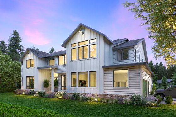 Exterior - Other Elevation 1 for Farmhouse House Plan #1066-240 - 5 bed, 5.5 bath