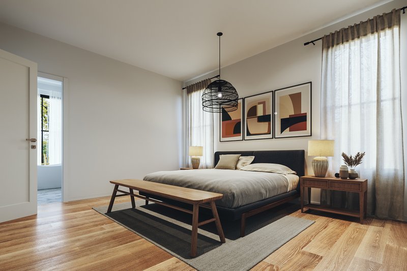 Home Plan - Interior - Bedroom for Farmhouse House Plan #23-2781 - 3 bed, 2.5 bath