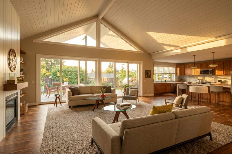 Home Plan - Interior - Family Room for Contemporary House Plan #126-309 - 3 bed, 2 bath