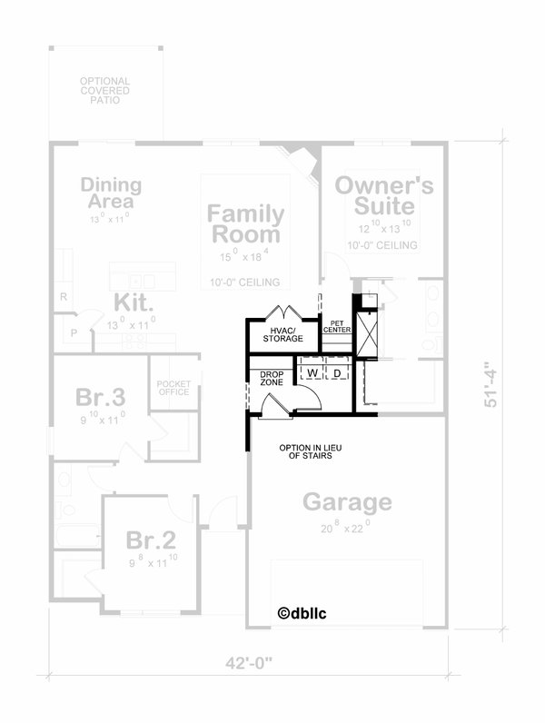House Blueprint - Contemporary Floor Plan - Other Floor Plan #20-2535