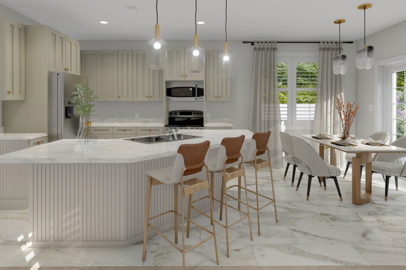 House Design - Interior - Kitchen for Traditional House Plan #1060-226 - 3 bed, 2 bath
