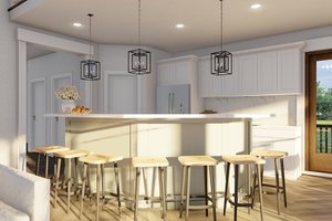 Interior - Kitchen 2 for Country House Plan #17-2434 - 3 bed, 2 bath