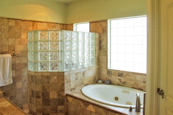 Interior - Master Bathroom for Mediterranean House Plan #80-142 - 4 bed, 2 bath