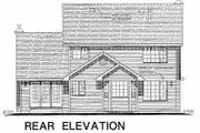 Traditional Style House Plan - 3 Beds 2.5 Baths 1781 Sq/Ft Plan #18-269 