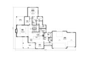 Traditional Style House Plan - 3 Beds 2.5 Baths 2631 Sq/Ft Plan #1089-14 Floor 