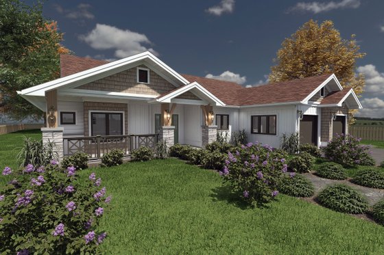 Exterior - Other Elevation for Country House Plan #1101-7 - 3 bed, 3.5 bath
