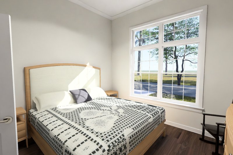 Architectural House Design - Interior - Master Bedroom 1 for Modern House Plan #513-2470 - 3 bed, 2 bath