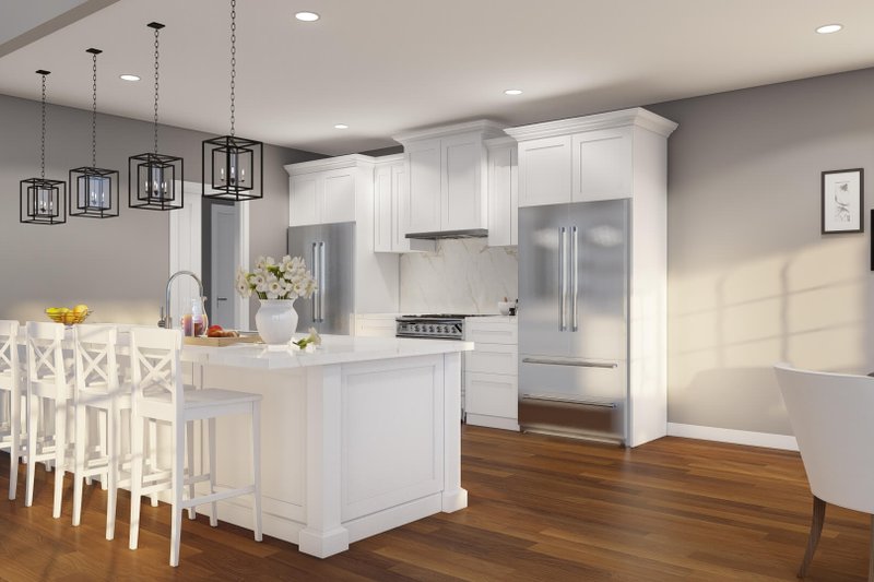 House Blueprint - Interior - Kitchen 1 for Farmhouse House Plan #17-3443 - 3 bed, 2 bath