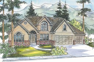 Exterior - Front Elevation Plan #124-716
