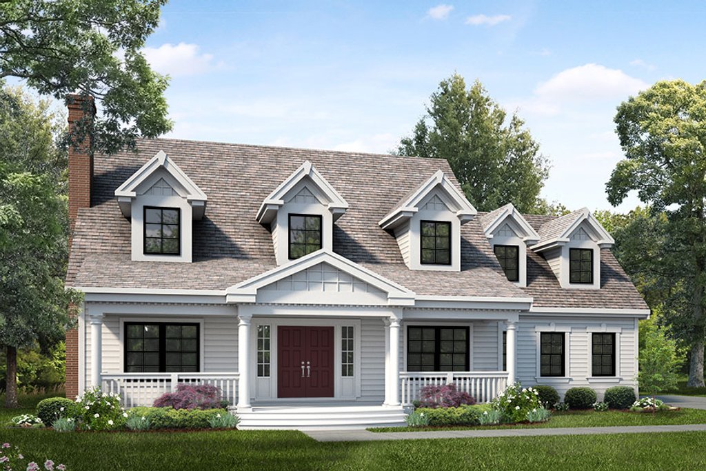 Colonial Style House Plan 4 Beds 2 5 Baths 2481 Sq Ft Plan 47 891